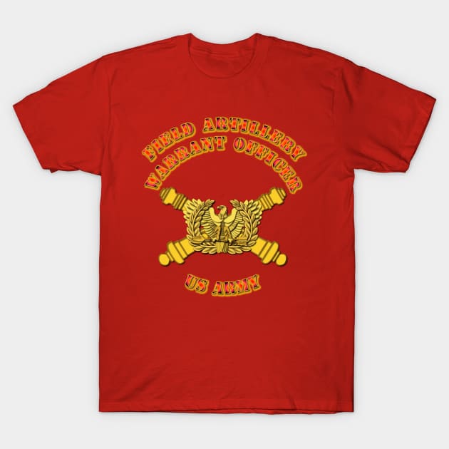 Emblem - Artillery - Warrant Officer T-Shirt by twix123844